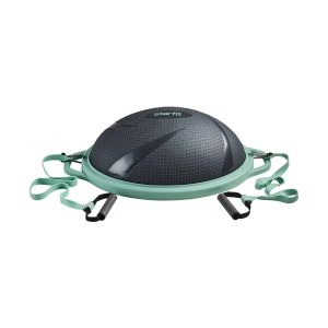 Полусфера "BOSU" StarFit GB-503, с эспандерами, с насосом, серый/зеленый