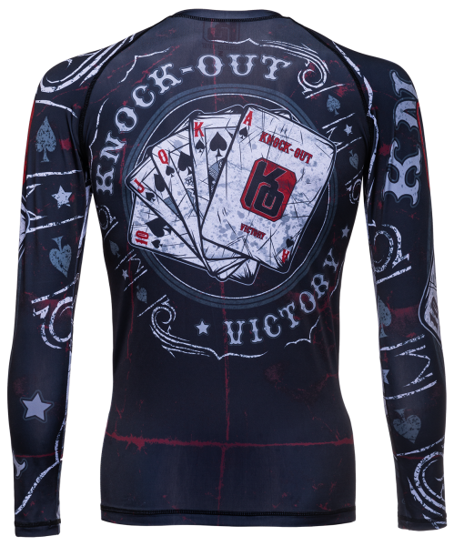 Рашгард для MMA Knock Out Royal Flush RG-103, взрослый, черный