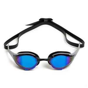 Очки для плавания Arena Cobra Edge Swipe Mirror 006870-140, синие линзы, черный/серый