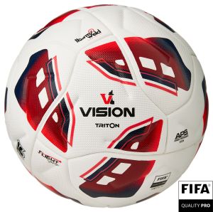 Мяч футбольный Vision Triton FV425075, р.5, FIFA Quality Pro MF, 16 пан, термосш., белый/красный Мяч футбольный Vision Triton FV425075, р.5, FIFA Quality Pro MF, 16 пан, термосш., белый/красный