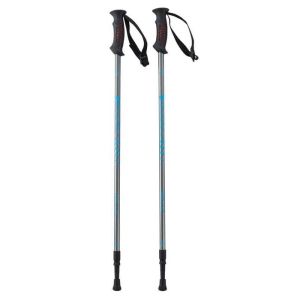 Палки для скандинавской ходьбы Berger Oxygen 2х-секционные, 77 - 135 см, серебристый/голубой