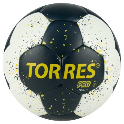 Мяч гандбольный Torres Pro H32161, черный/белый, разм. 1
