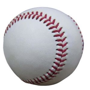 Мяч бейсбольный, синт. кожа, белый