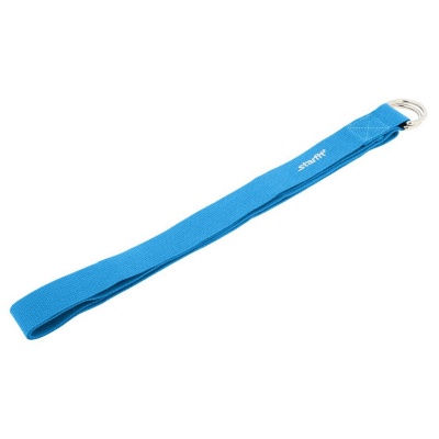 Ремень для йоги SrarFit FA-103, разм. 186 х 4 см, синий