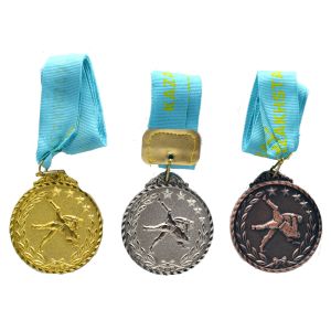 Медаль 6.5 см "Звездочки борьба-звезды место"