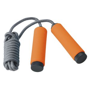 Скакалка Torres Active Line AL1003, длина 2.7 м, серый/оранжевый