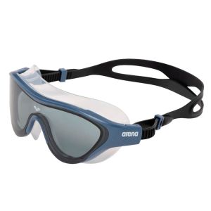 Полумаска для плавания Arena The One Mask 003148-106, темные линзы, синий/черный