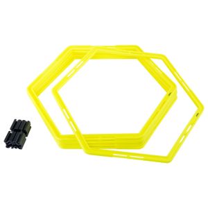 Кольца (обручи) координационные Jogel JA-216, 6 шт., салатовый