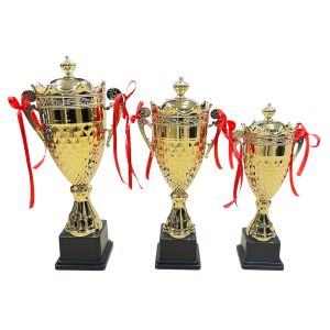 Кубок 1501, металл/пластик, золотой