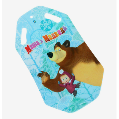 Ледянка классическая прямоугольная Маша и медведь T59045, разм. 92 см