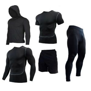 Комплект компрессионный 5 в 1 Nike 0699, черный