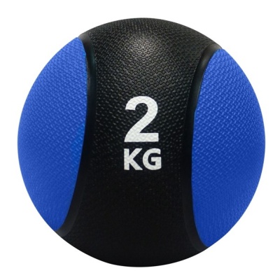 Медицинбол Китай, 2 кг, черный/синий