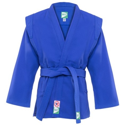 Куртка для самбо Green Hill JS-302, синий, разм. 180 см