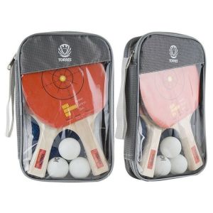 Набор для настольного тенниса Torres Control 10, TT0010, 2 ракетки, 3 шарика, сетка, сумка