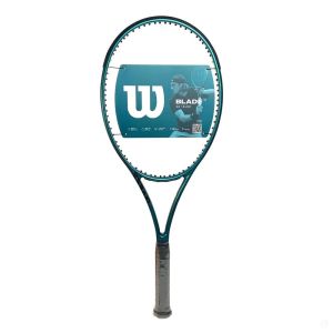 Ракетка для большого тенниса Wilson Blade 98 18X20 V9 unstr U3 WR149911, графит, зеленый