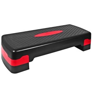 Степ-платформа LEGION, 2-х уровневая, разм. 68 x 28 x 15 см, черный/розовый