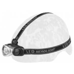 Фонарь налобный Stels JY-828, 8 светодиодов, 4 функции, 3 x AAA, черный