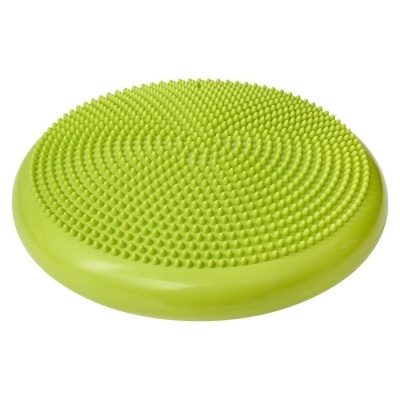 Подушка балансировочная StarFit BP-104, с насосом, до 200 кг, диам. 33 см, лаймовый