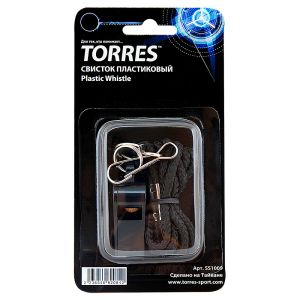 Свисток Torres SS1009, пластик, черный