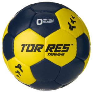 Мяч гандбольный Torres Training H32450, ПУ, 4 подкл. слоя, руч. сшивка, мультиколор, разм. 0
