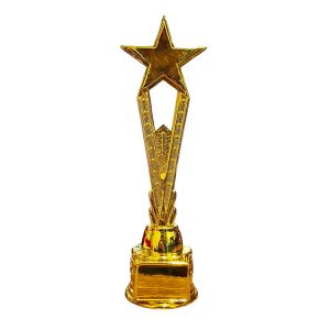 Статуэтка "Большая золотая звезда" арт.SZ-058, глина, 26 см, золотой