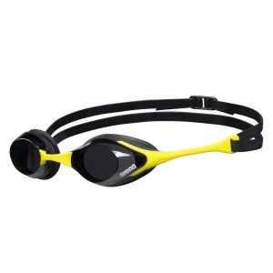 Очки для плавания Arena Cobra Swipe 004195-200, темные линзы, салатовый/черный