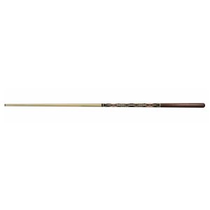 Кий бильярдный Dinamika Billiards Клубный 0-2-P, односоставный, венге, ромб