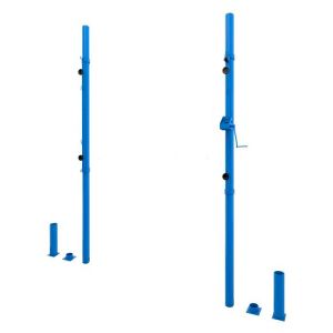 Стойки волейбольные "Универсальные", сталь, синий
