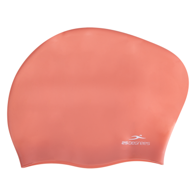 Шапочка для плавания 25Degrees Mamana Brick Red 25D21014A, силикон, для длинных волос, коричневый