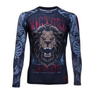 Рашгард для MMA Knock Out Lion RG-101, взрослый, черный