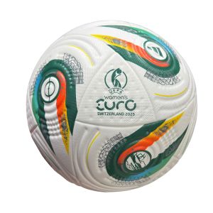 Мяч футбольный K47 Adidas Women's Euro Switzerland 2025, разм. 5, белый/зеленый/оранжевый