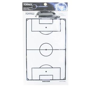 Доска тактическая для футбола Torres TR1002S, маркерная, белый