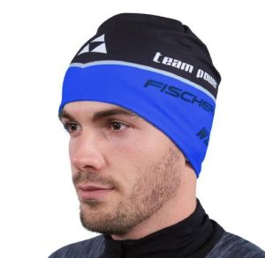 Шапка Fischer G93221, полиэстер, черный/синий, разм. L/XL