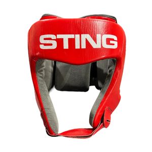 Шлем для бокса Sting IBA арт.01078, красный