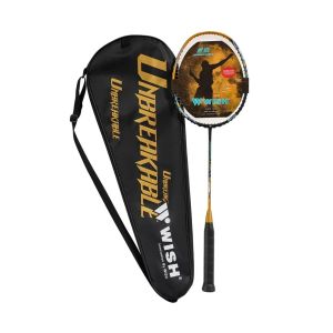 Ракетка для бадминтона Wish Unbreakable 1 (ЦБ-00004078), золотой