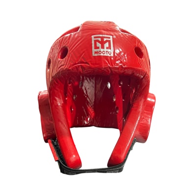Шлем для тхэквондо Motto арт. 01032, красный, разм.   XS
