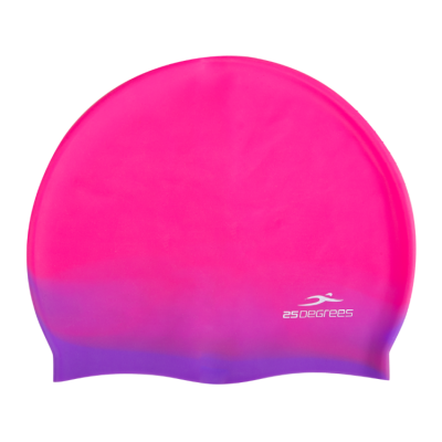 Шапочка для плавания 25Degrees Relast Pink/Purple 25D21011A, силикон, розовый/фиолетовый