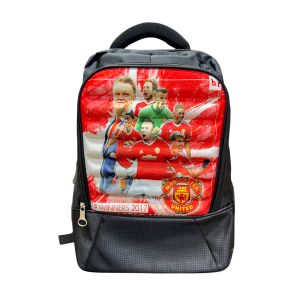 Рюкзак клубный Machester United, черный/красный