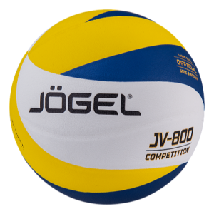 Мяч волейбольный Jogel JV-800 (ЦБ-00002655), синий/желтый