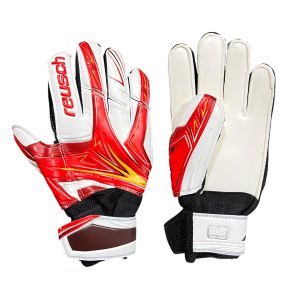 Перчатки вратарские Reusch, красный/белый