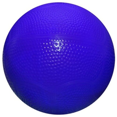 Медицинбол "Гелевый", 1 кг, резина, синий