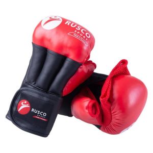 Перчатки-краги для рукопашного боя Rusco Pro, красный