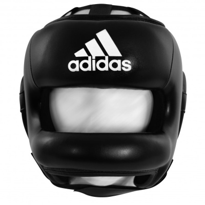 Шлем-бампер для бокса Adidas арт. 01077, черный, разм. L/XL