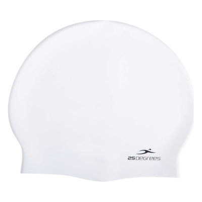 Шапочка для плавания 25Degrees Nuance White 25D21004A, силикон, белый