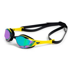 Очки для плавания Arena Cobra Edge Swipe Mirror 006870-120, хамелеон линзы, желтый/черный