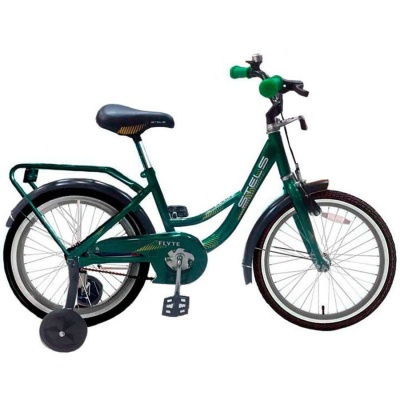 Велосипед Stels 16" Flyte Z010/Z011 арт. LU090454, рама 11", зеленый