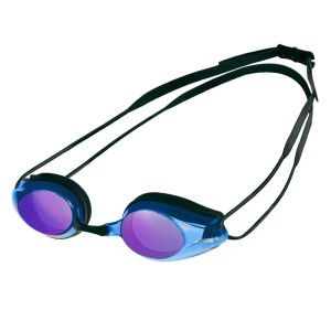 Очки для плавания Arena Tracks Mirror 92370-74, фиолетовые линзы, синий/черный