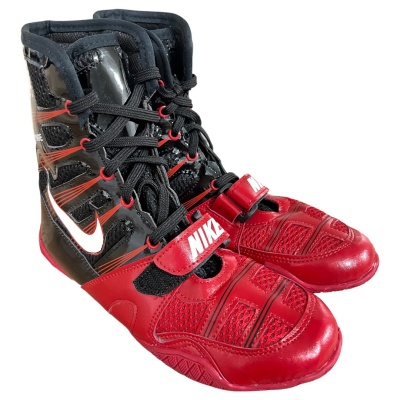 Боксерки Nike арт. 1785, черный/красный, разм. 37
