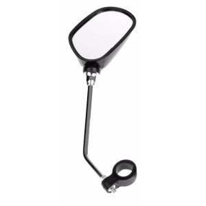 Зеркало для велосипеда заднего вида, метал., черный