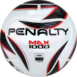 Мяч футзальный  PENALTY FUTSAL MAX 1000 XXII, 5416271160-U, р.4, PU, FIFA Pro, термосш.,бел-кр-чер